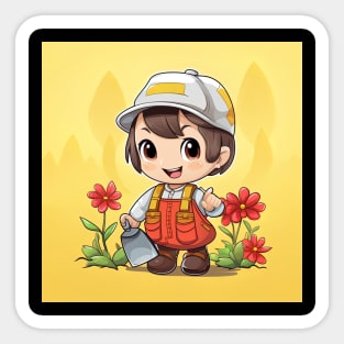 Gardener Sticker